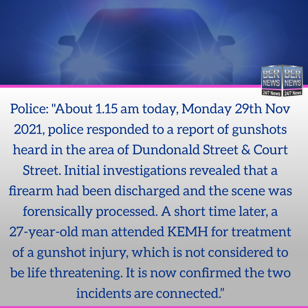 Police crime Bermuda statement Nov 29 2021