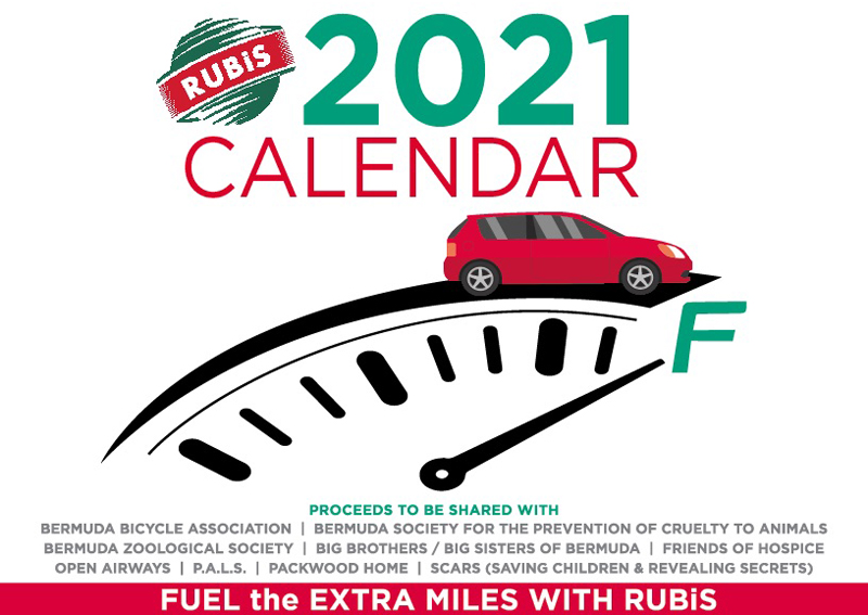 Rubis 2021 Calendar Bermuda
