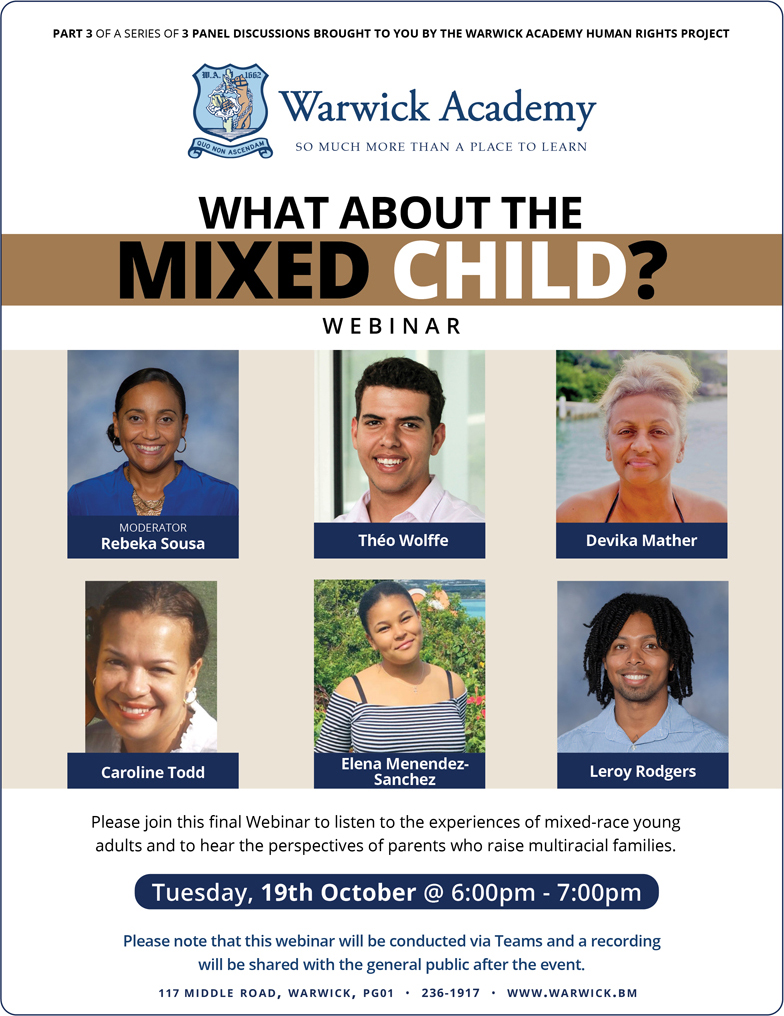 What about the mixed child Bermuda Nov 2021