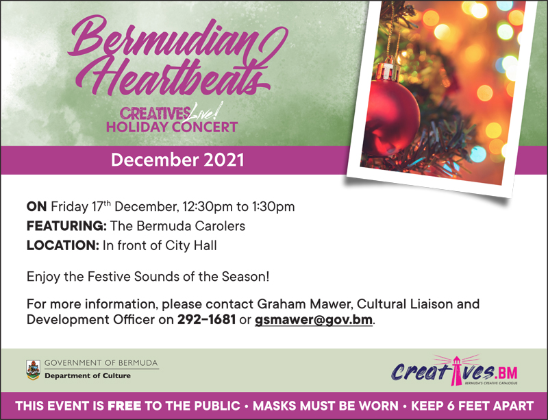 Creatives Live Bermuda December 2021