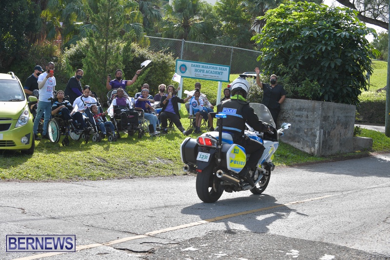 International Day of People with Disabilities Bermuda motorcade 2021 AW (47)