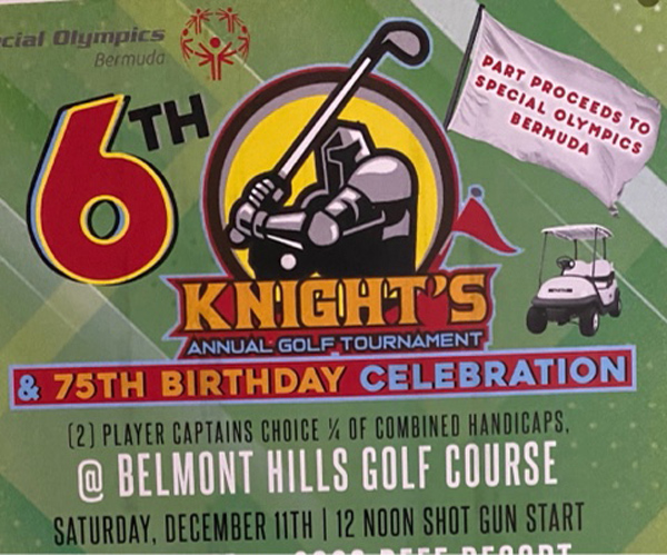 Knight’s Golf Tournament Bermuda Dec 2021