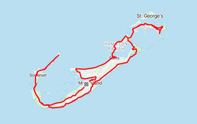 Presidents Cup Course Map Bermuda Dec 2021