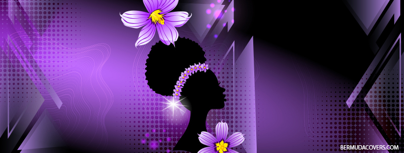 Womans-silhouette-with-puff-and-Bermudiana-Flower-Bermuda-design-Facebook-social-media-timeline-profile-page-cover-4343-3