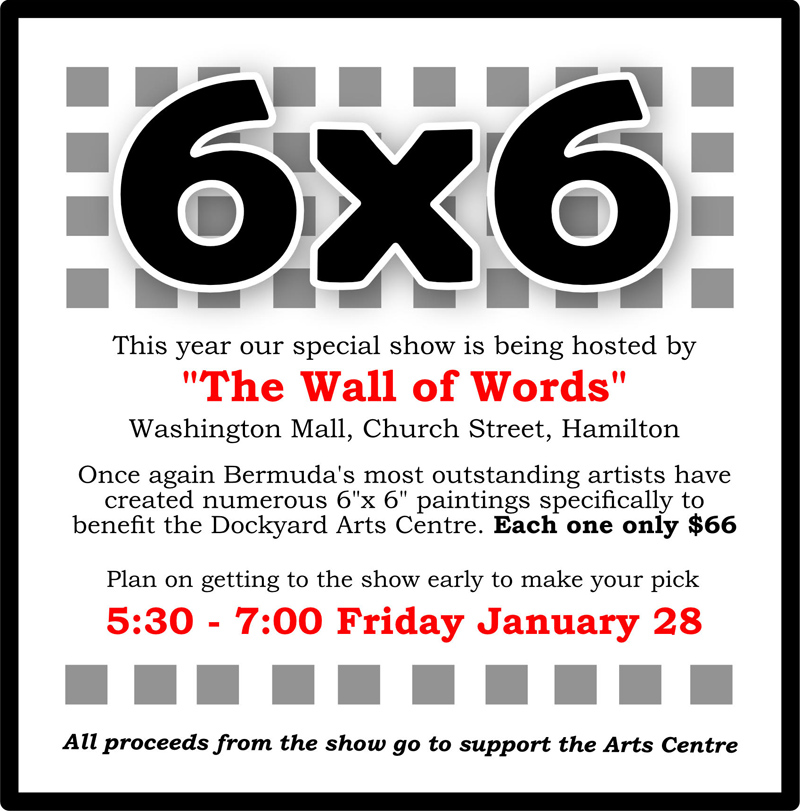 Bermuda Arts Centre 6x6 January 2022