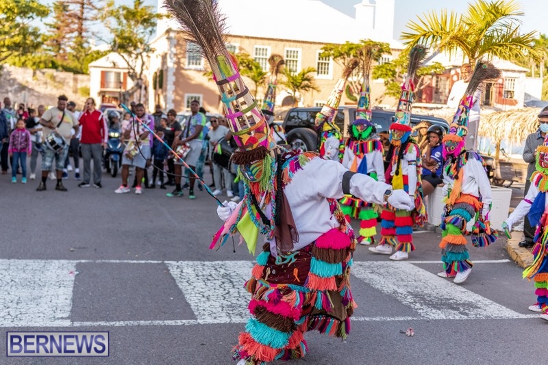 Bermuda Gombeys in St Georges on New Years Day 2022 JS (13)