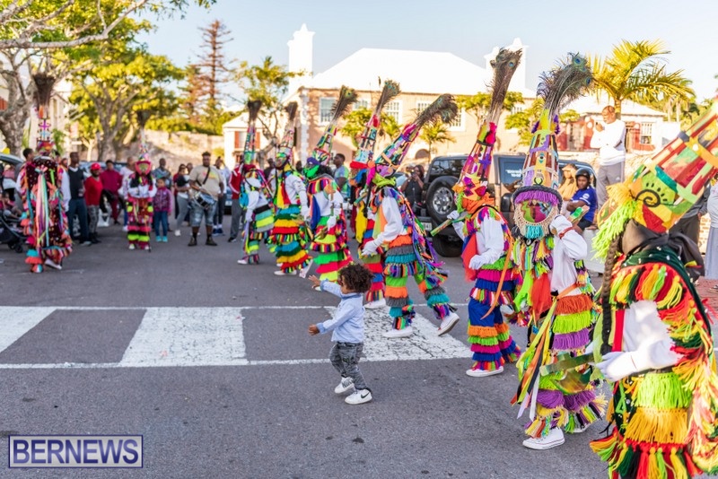 Bermuda Gombeys in St Georges on New Years Day 2022 JS (14)