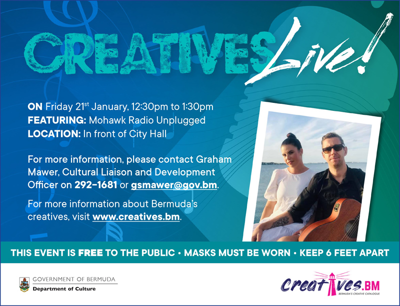Creatives Live Mohawk Radio Unplugged Bermuda Jan 2022