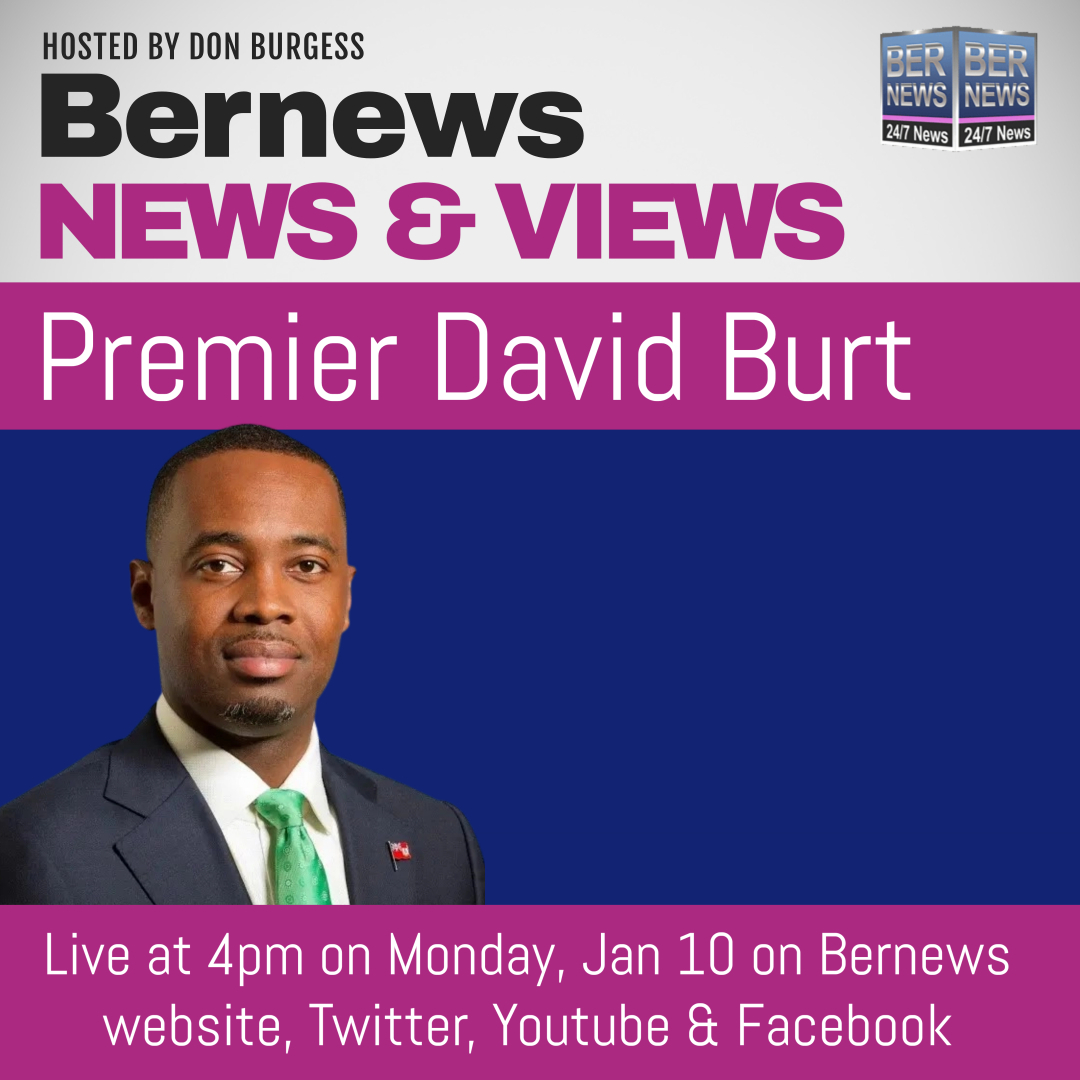 Premier David Burt BNV Promo Bermuda Jan 10 2022