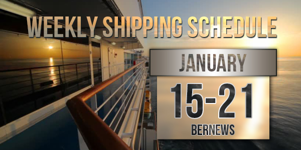 Weekly Shipping Schedule TC Jan 15 - 21 2022