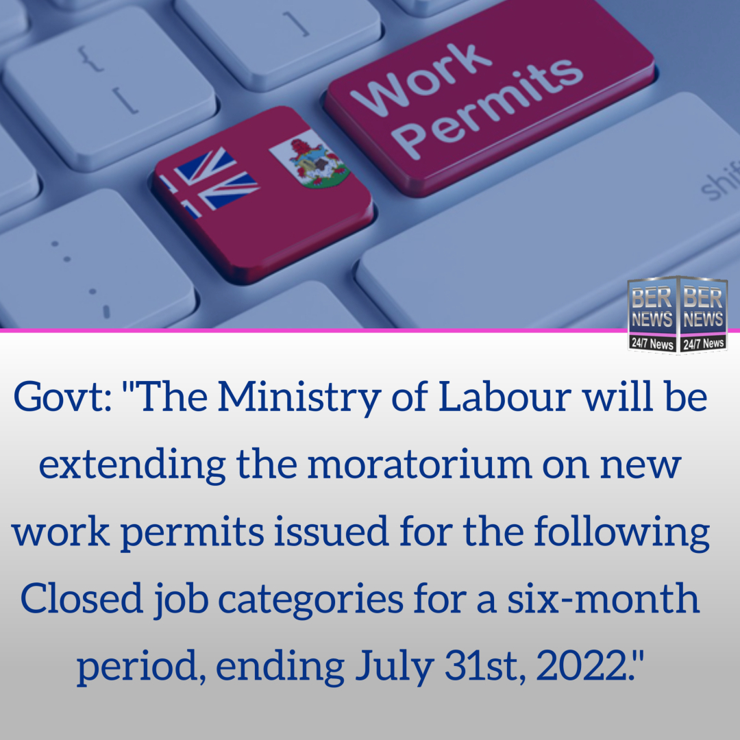 work permits Bermuda statement jan 16 2022