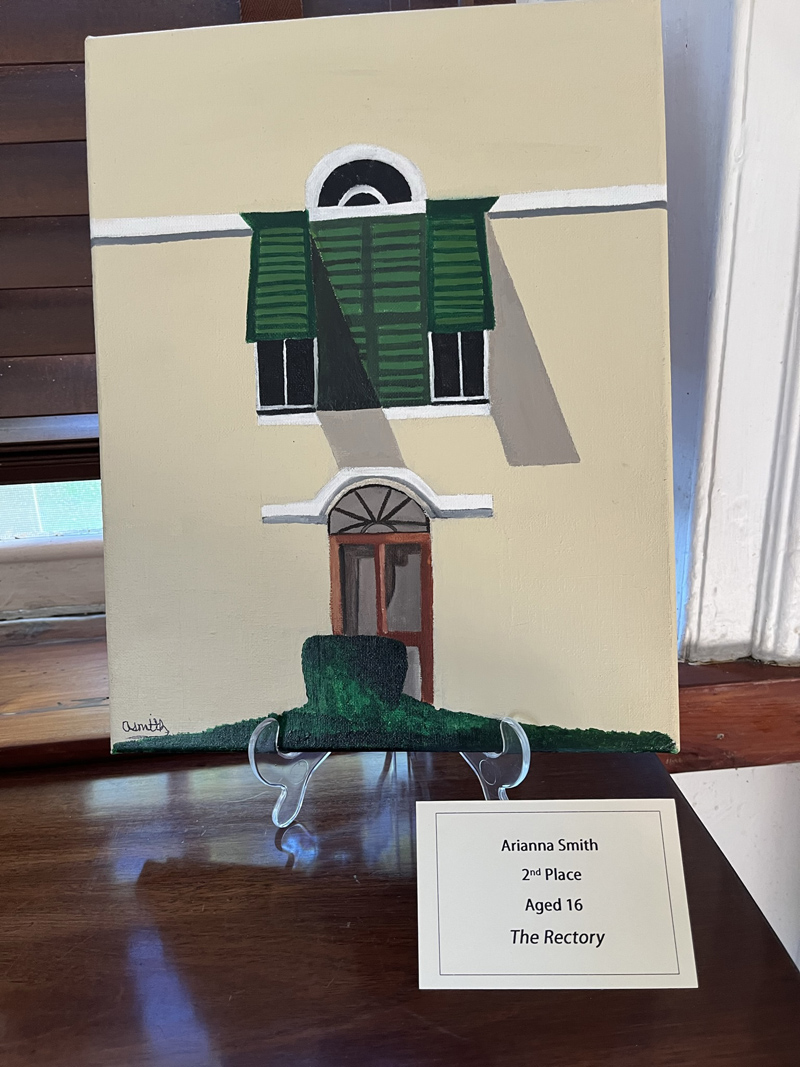 2nd Place Age 13 - 18 'The Rectory' Arianna Smith Bermuda Feb 2022