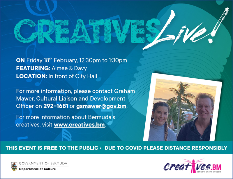 Creatives Live Bermuda February 2022