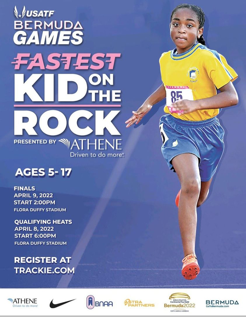 Fastest Kid on the Rock Bermuda March 23 2022