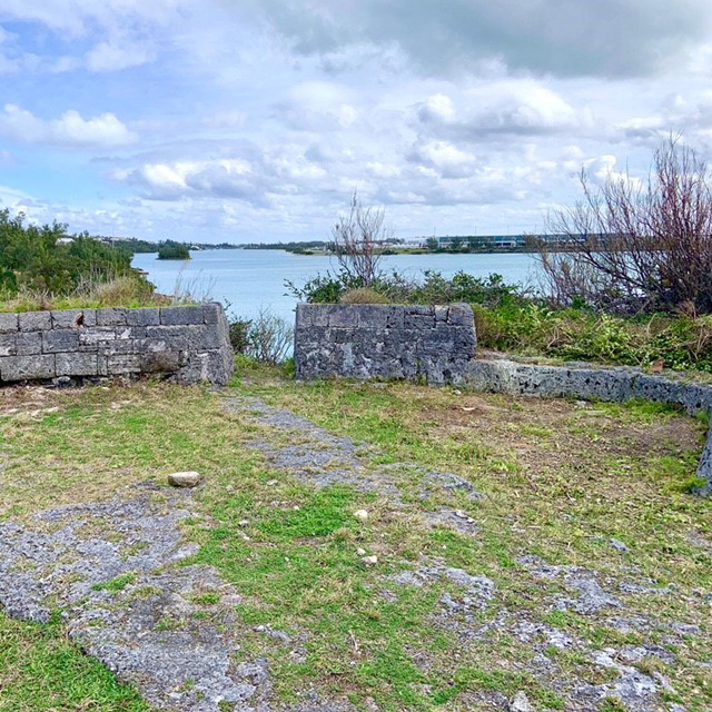 Ferry Island Fort After Bermuda March 2022
