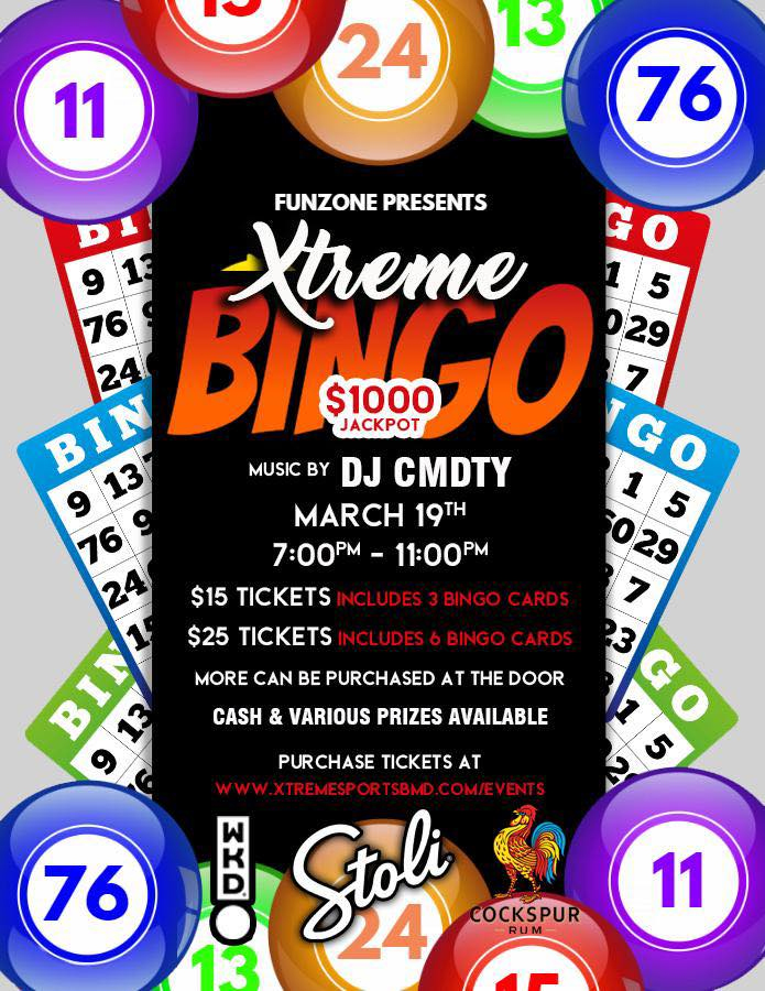 Xtreme Bingo Bermuda March 2022