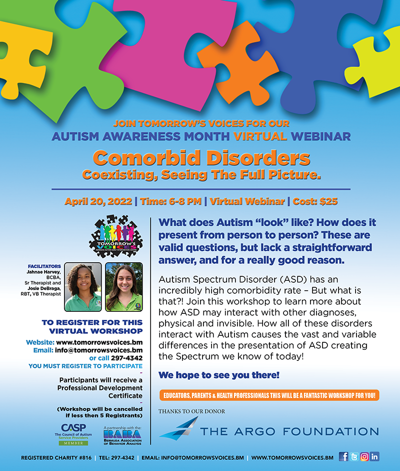 Autism Awareness Month Bermuda April 7 2022 webinar