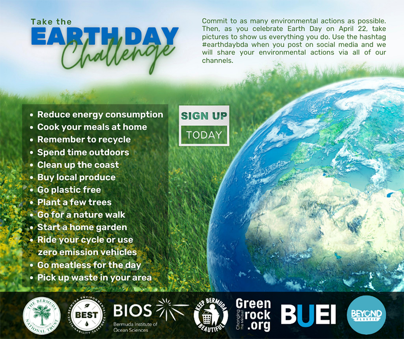 Take the Earth Day Challenge (Facebook Post)