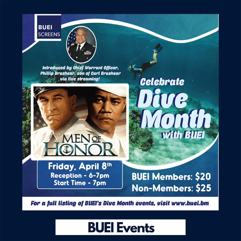 BUEI Dive Month Men of Honor Bermuda April 2022