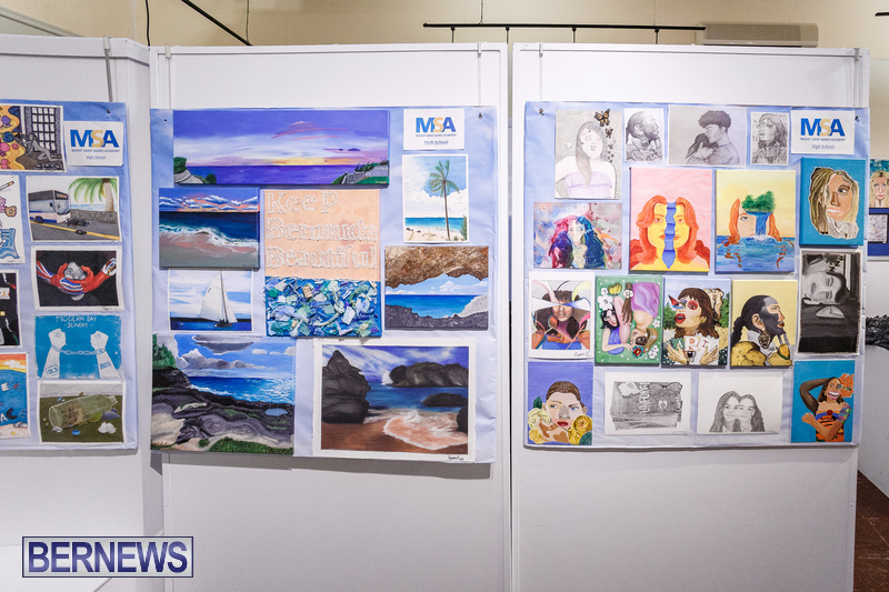 Bermuda Middle & Senior Schools art show 2022 DF (5)