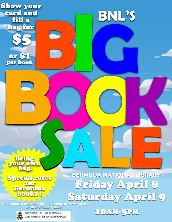 National Library's Annual Big Book Sale Bernews