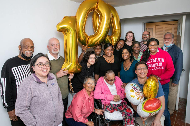 Cleave Delmere Davis Celebrates 100th Birthday April 2022 (2)