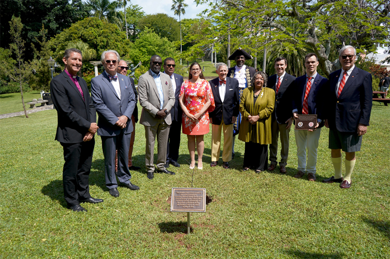 Redbud Planting and Plaque Unveiling Bermuda April 29 2022 (3)