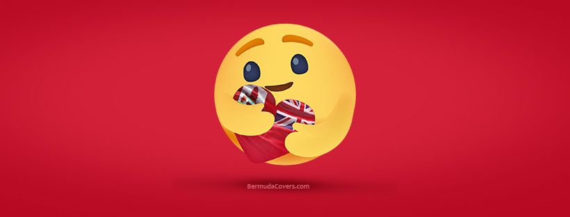 Emoji Hug Heart Bermuda Bernews Facebook Timeline Cover Graphic Red GlajrhgLH