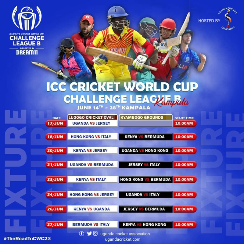 Jersey announce squad for ICC Cricket World Cup Challenge League