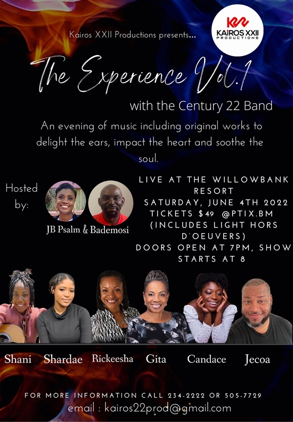 Live Entertainment by Kairos XXII Productions Bermuda May 29 2022