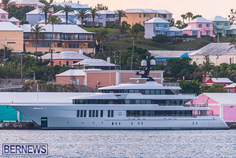 Multiple Luxury Yachts In East End Bermuda St Georges May 2022 (10)