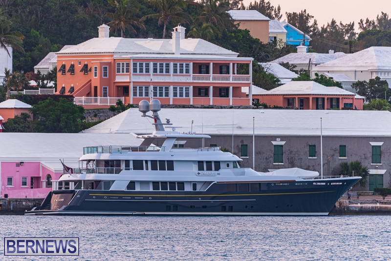Multiple Luxury Yachts In East End Bermuda St Georges May 2022 (11)