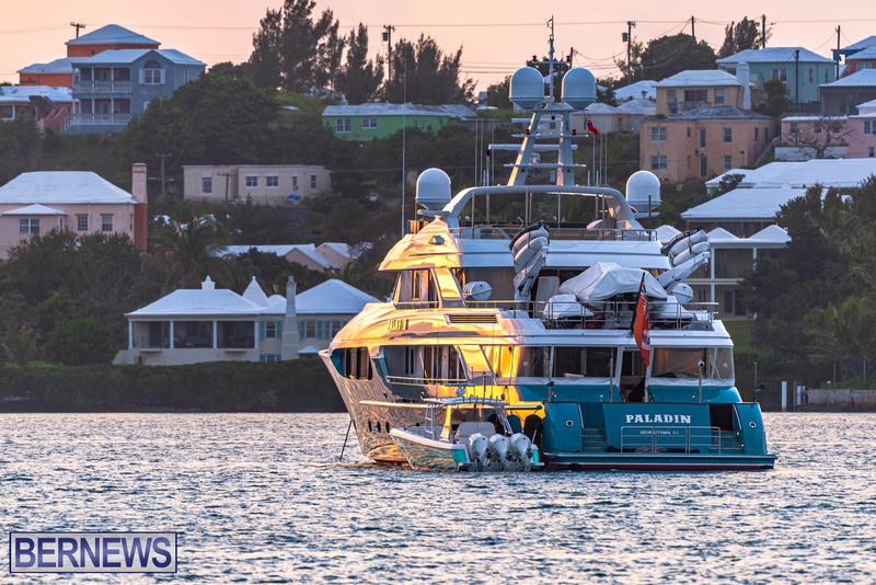 Multiple Luxury Yachts In East End Bermuda St Georges May 2022 (13)