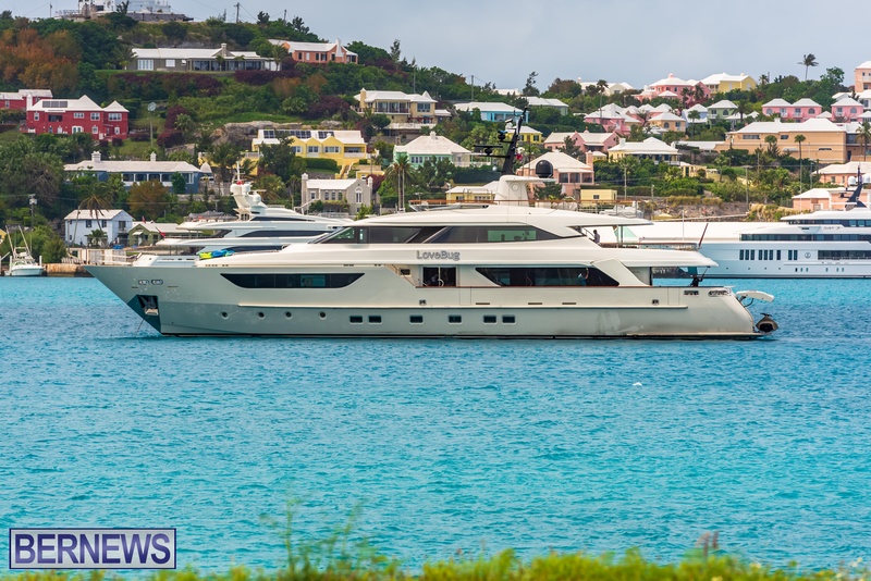 Multiple Luxury Yachts In East End Bermuda St Georges May 2022 (5)