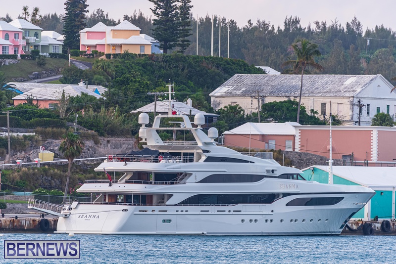 Multiple Luxury Yachts In East End Bermuda St Georges May 2022 (7)