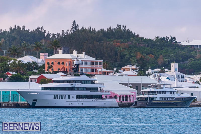 Multiple Luxury Yachts In East End Bermuda St Georges May 2022 (8)