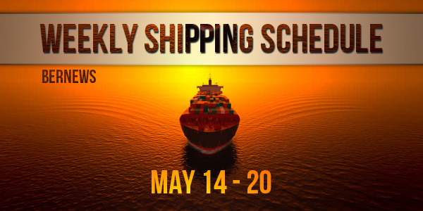 Weekly Shipping Schedule TC May 14 - 20 2022