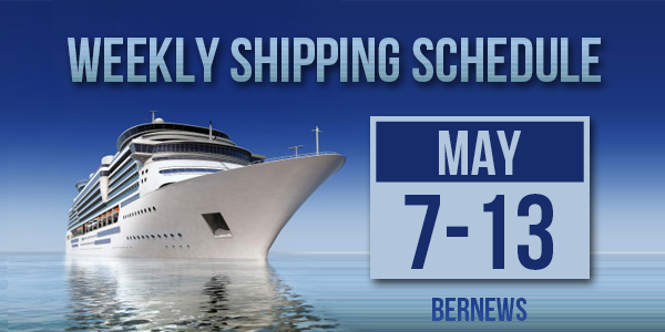 Weekly Shipping Schedule TC May 7 - 13 2022
