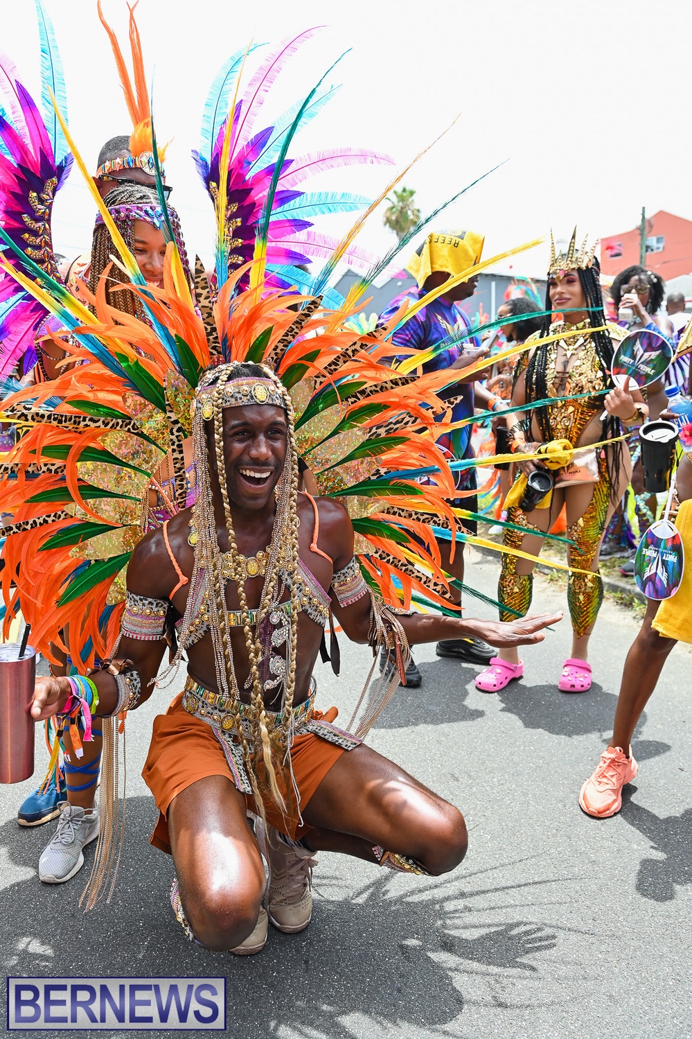 Carnival in Bermuda ‘Revel de Road’ event  party June 2022 AW (6)
