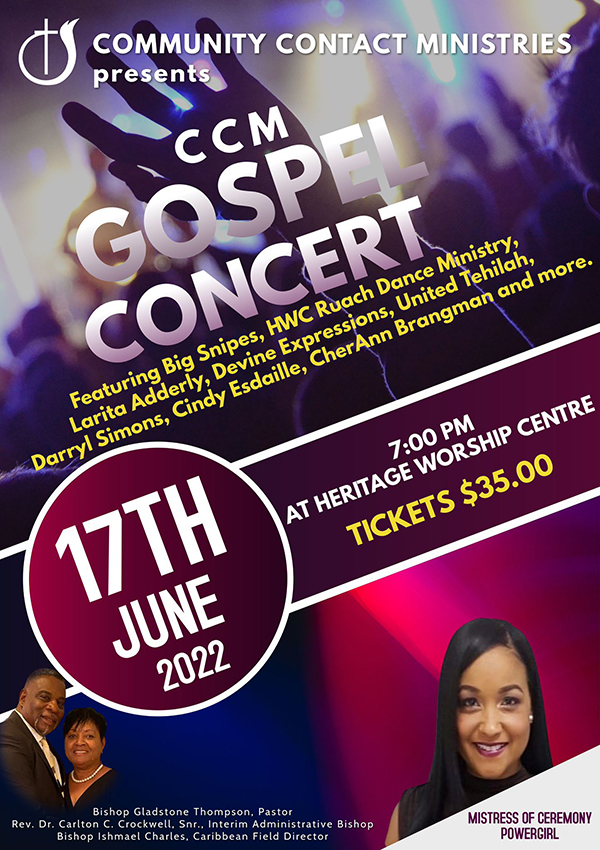 Gospel Concert Bermuda June 16 2022