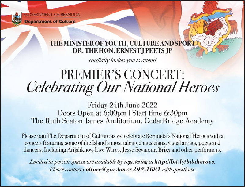 Premier's Concert Bermuda June 2022