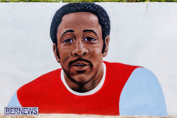 Clyde Best Lane art mural project Bermuda July footballer 2022 DF-2 (7)