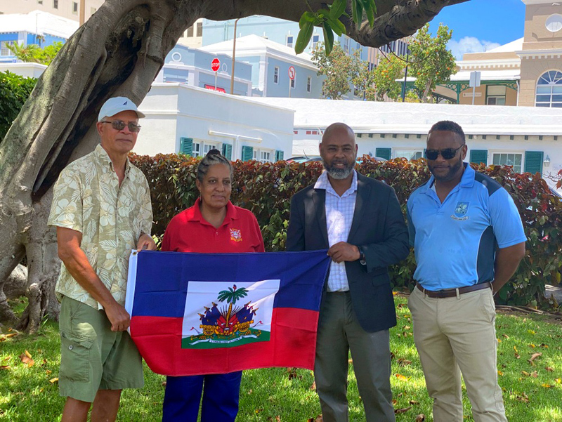 Haitian Flag Bermuda July 2022