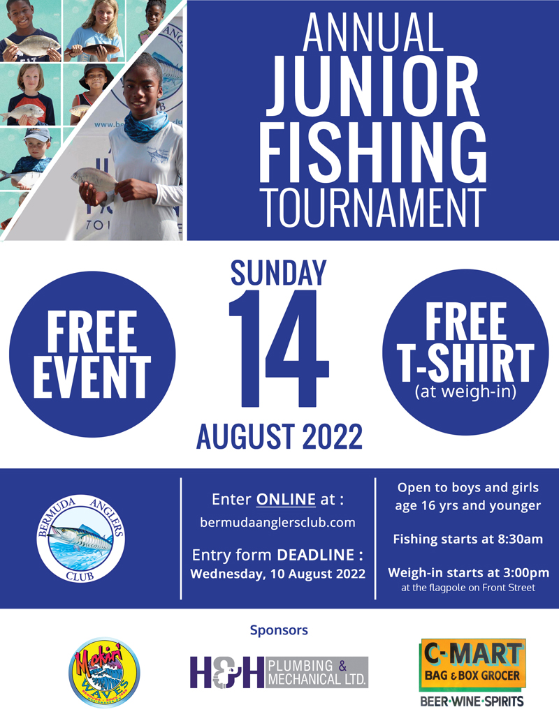 Annual Junior Fishing Tournament Bermuda August 2022