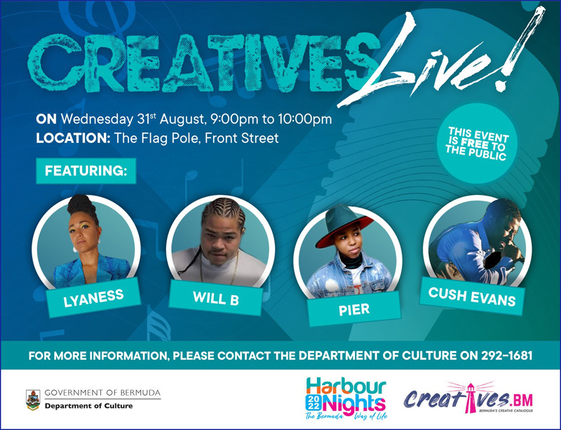 Creatives Live Bermuda August 2022