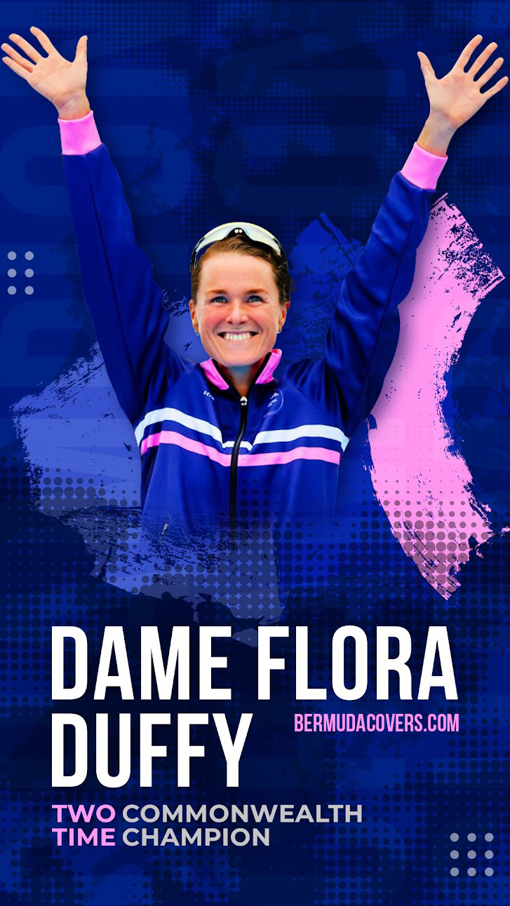 Dame Flora Duffy Two Time Commonwealth Champion Bermuda design image phone screensaver wallpaper lock screen 03394 (1)