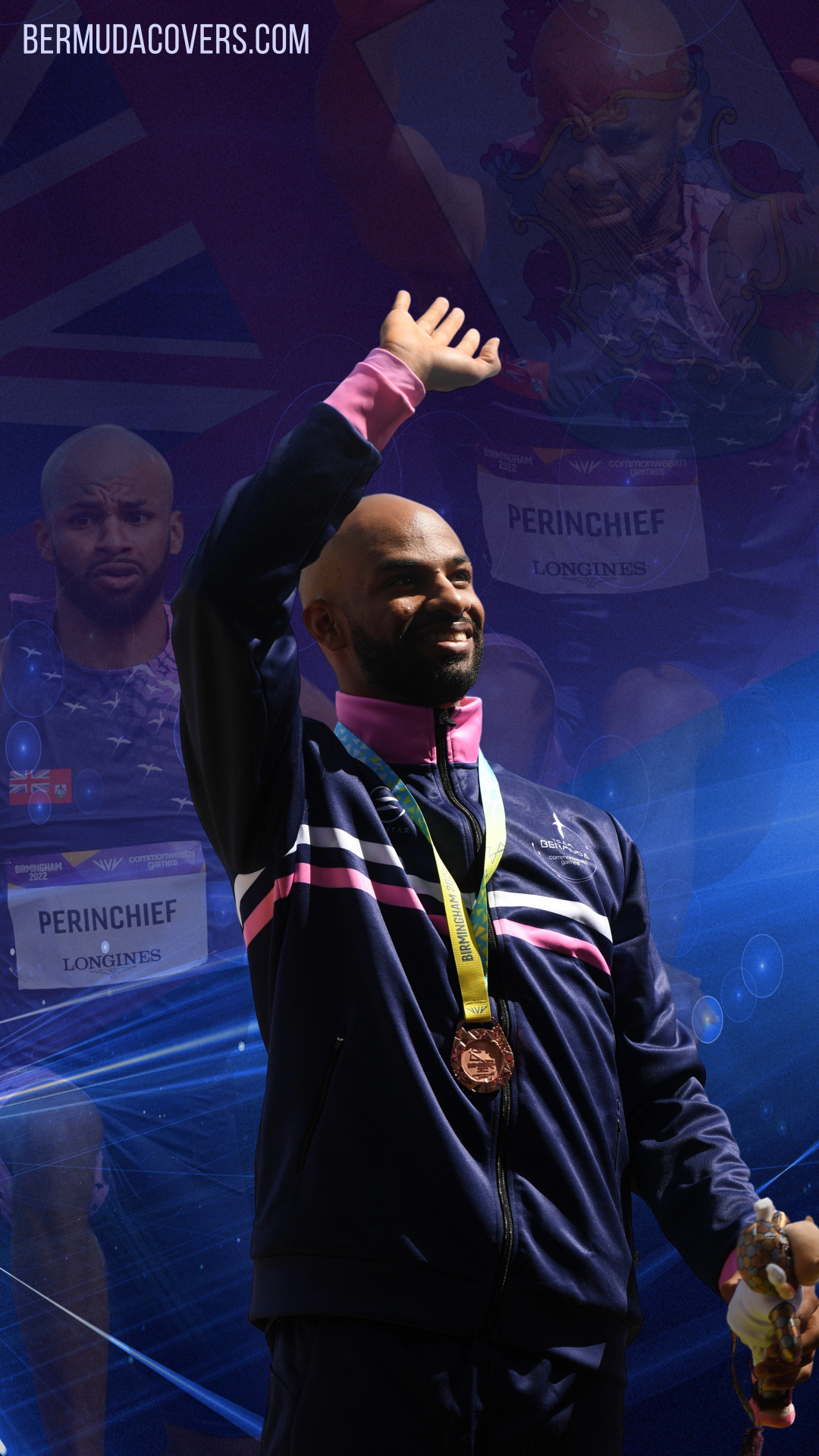 Jah-Nhai Perinchief Bermuda Commonwealth Game Medal Winner graphic image social media 2022 (1)
