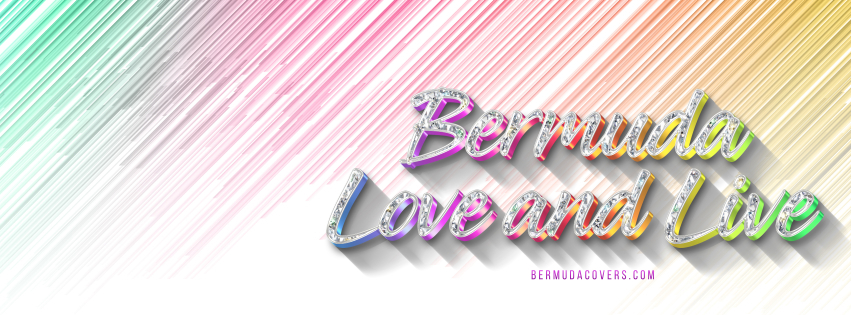 Pastel Diamond Bermuda Love & Live LGBTQ rainbow graphic social media design Facebook cover status 283892 (2)
