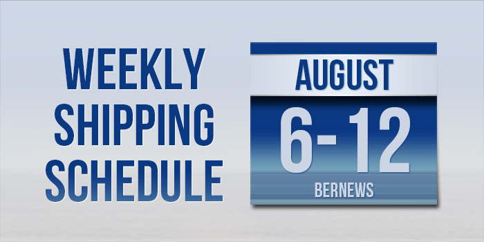 Weekly Shipping Schedule TC Aug 6 - 12 2022