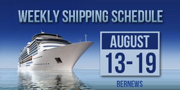 Weekly Shipping Schedule TC August 13 - 19 2022